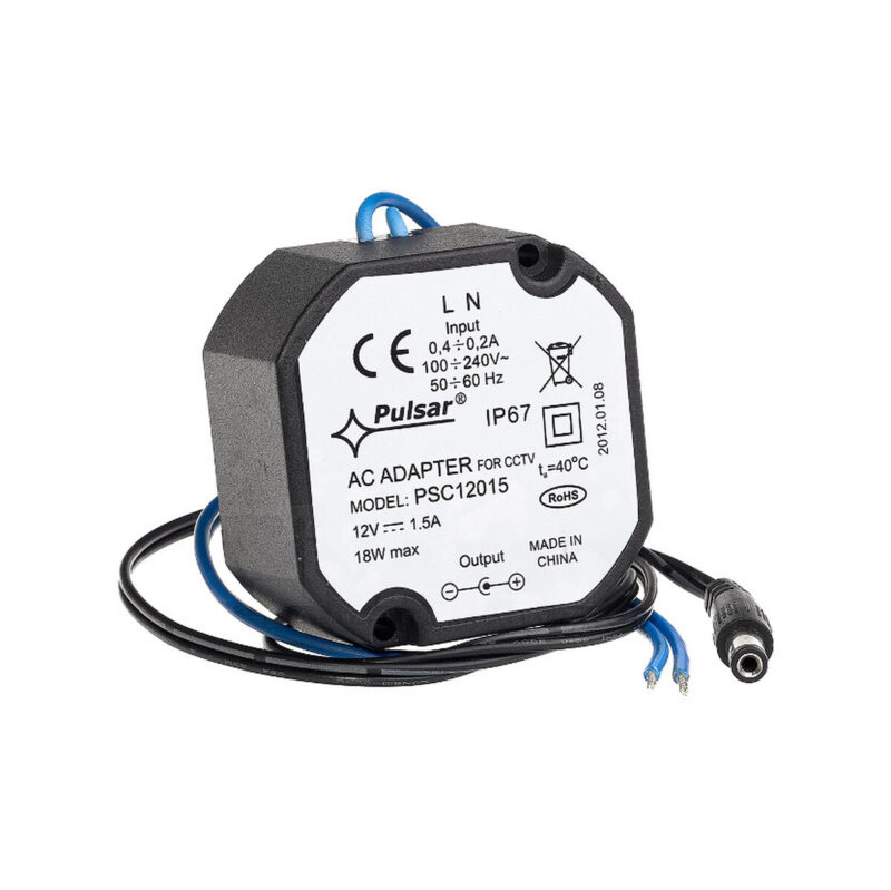 ZASILACZ IMPULSOWY HERMETYCZNY Pulsar PSC12015 12V/1,5A