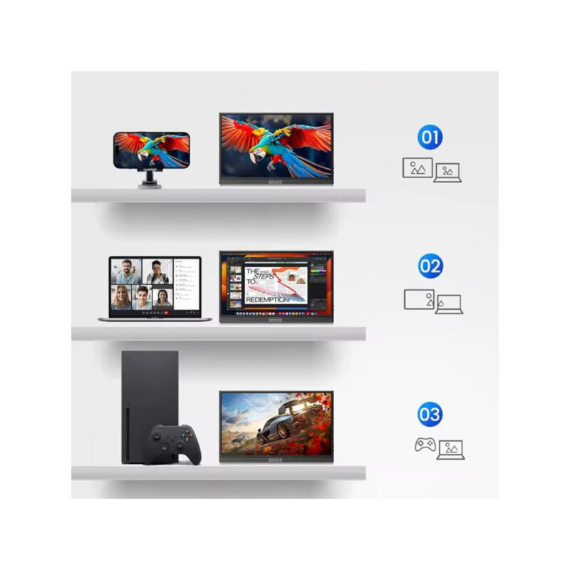 Monitor Przenośny Zenwire 15,6" Full HD 1920x1080 IPS HDR HDMI M9P