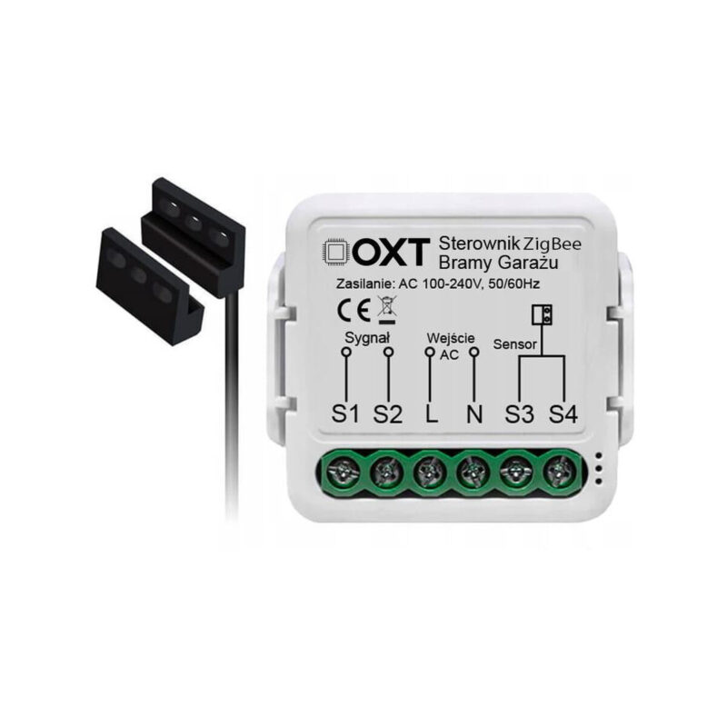 Moduł OXT z sensorem do silnika bramy garażu ZigBee TUYA