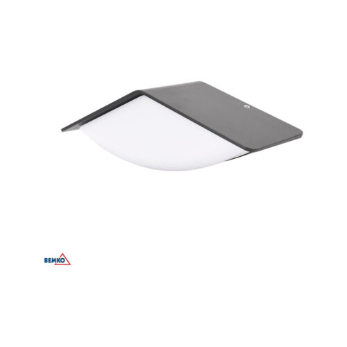 Oprawa elewacyjna VALANT 9W 3000K 650LM IP65 120X80MM grafit