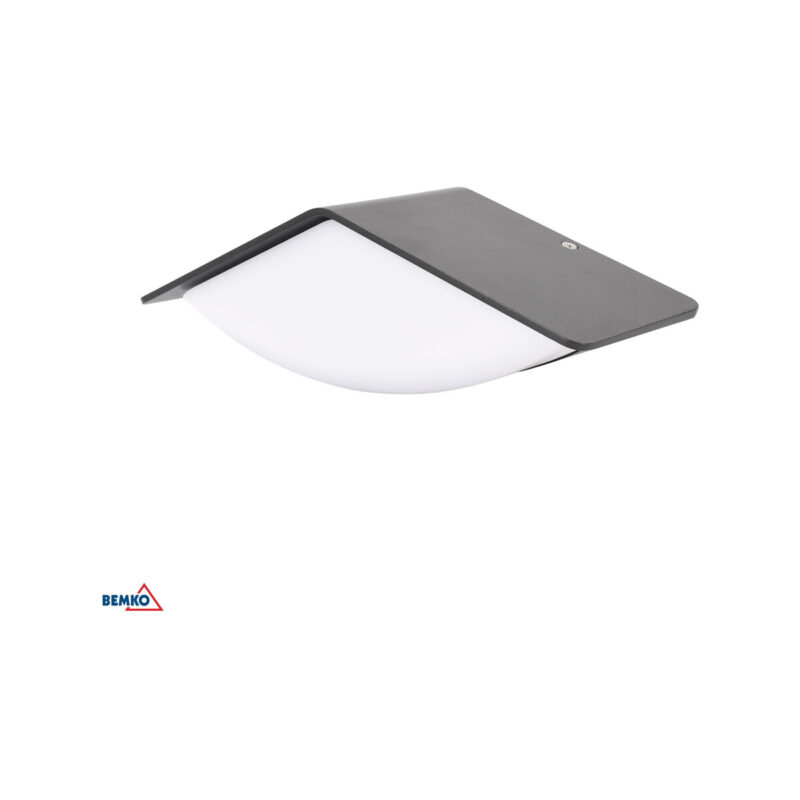 Oprawa elewacyjna VALANT 9W 3000K 650LM IP65 120X80MM grafit