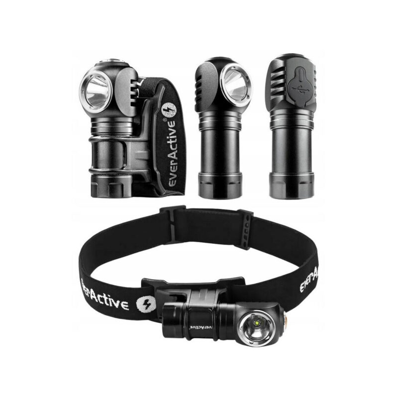 Latarka ręczna / czołowa Luminus SST20 10W LED everActive FL-55R 500 lumenów IP66