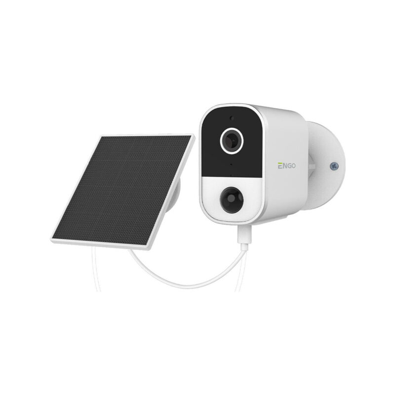 ENGO Controls ECAM-SOLAR - Kamera Smart, Wi-Fi, bateryjna z panelem solarnym, 4MP, zewnętrzna