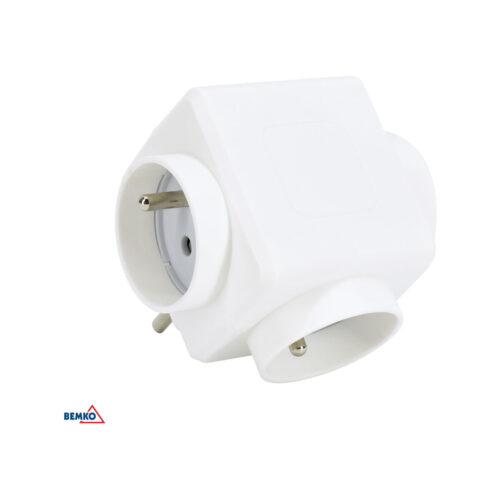 Rozgałęźnik +"0" 3xGN 16A TRoJKATNY