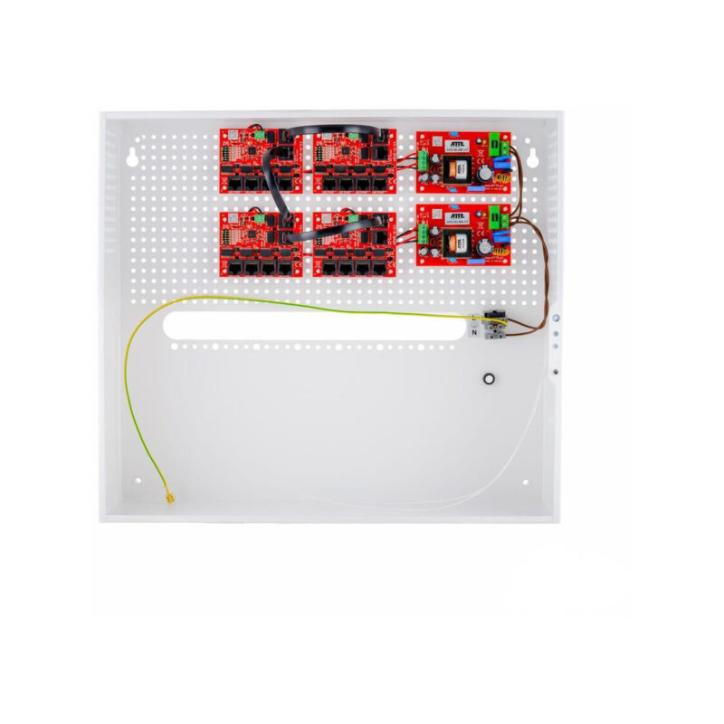 Zestaw do 17 kamer IP switch PoE 17P+1UP ATTE IP-17-11-H