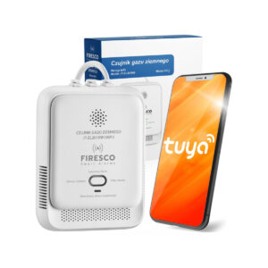 Czujnik gazu ziemnego Firesco JT-ZL2010W z WiFi alikacja Tuya