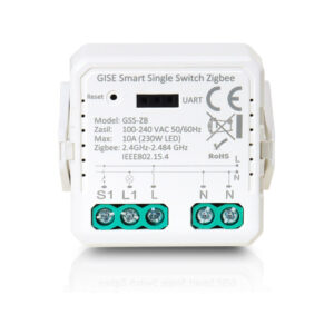 GISE Smart Pojedynczy moduł przekaźnikowy Zigbee | Tuya | GSS-ZB