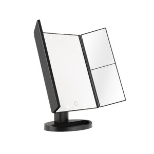b99ef14a27ed9ce0af17e72fc3189bfd_original Lusterko do makijażu Humanas HS-ML04 z podświetleniem LED - czarny