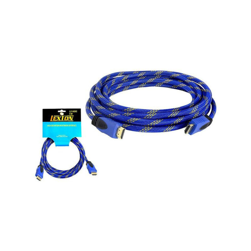 ba358cfdf6b63c6488c038127e2bcb1c_original Kabel HDMI-HDMI v1.4 niebieski 5m