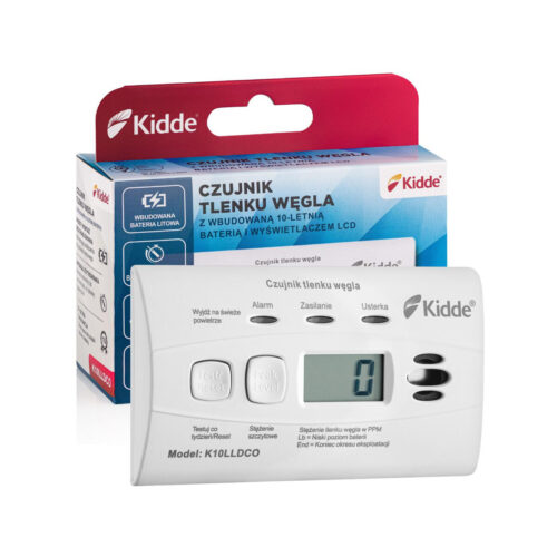 Czujnik czadu z wyświetlaczem Kidde K10LLDCO