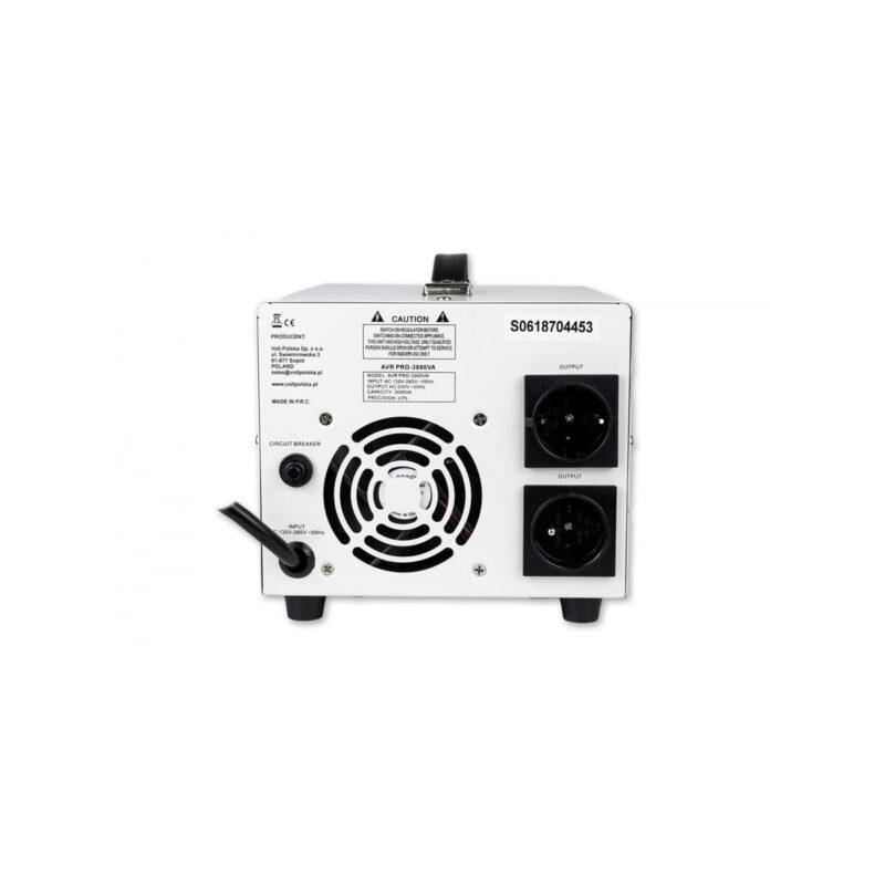 Stabilizator napięcia Volt Polska AVR PRO 3000VA 3%