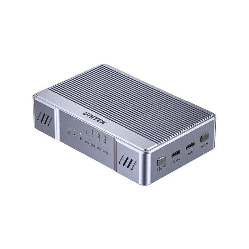 Unitek obudowa 2x M.2 20 Gb/s  RAID0, RAID1 + klonowanie