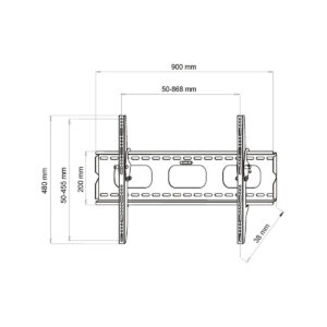 Uchwyt TV ścienny LED/LCD ART 42-100"