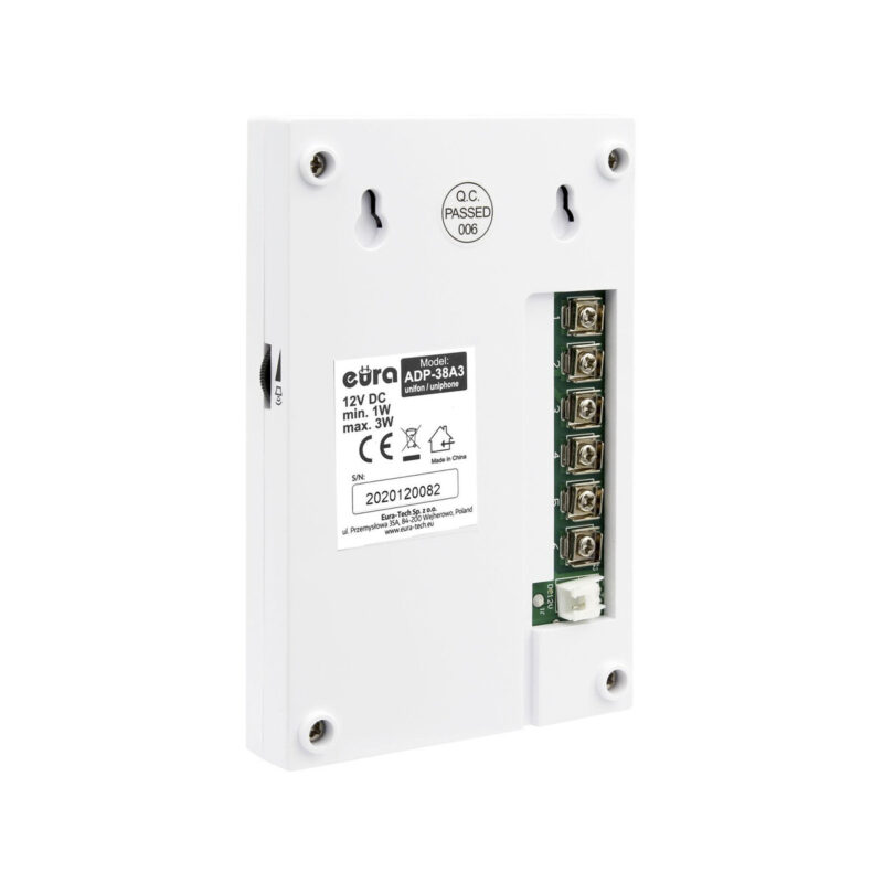 Domofon EURA ADP-38A3 ENTRA bialy