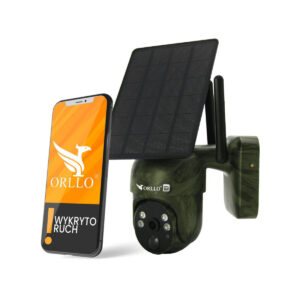 Kamera IP Orllo Bezprzewodowa 4G LTE Obrotowa z Panelem Solarnym ORLLO TZ1 MORO