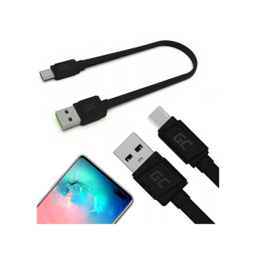 KABEL USB-A / USB-C Green Cell Matte 25cm ULTRA CHARGE QUICK CHARGE 3.0 KABGC03