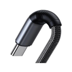 Kabel 2w1 USB-C / 2x USB-C Joyroom Speedy SA21-1T2 150cm 100W w oplocie czarny