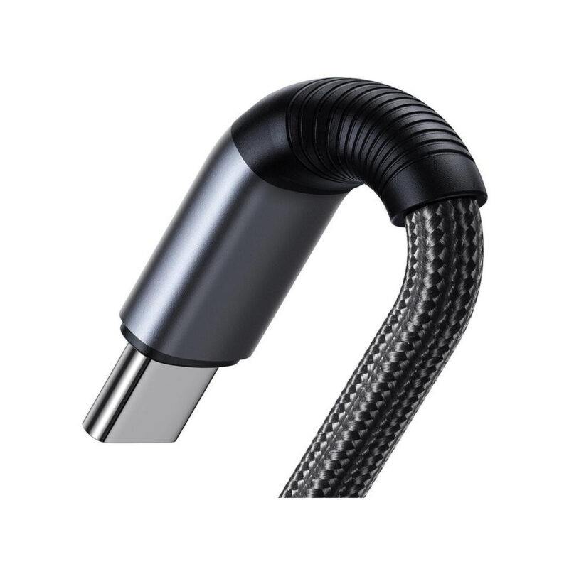 Kabel 2w1 USB-C / 2x USB-C Joyroom Speedy SA21-1T2 150cm 100W w oplocie czarny