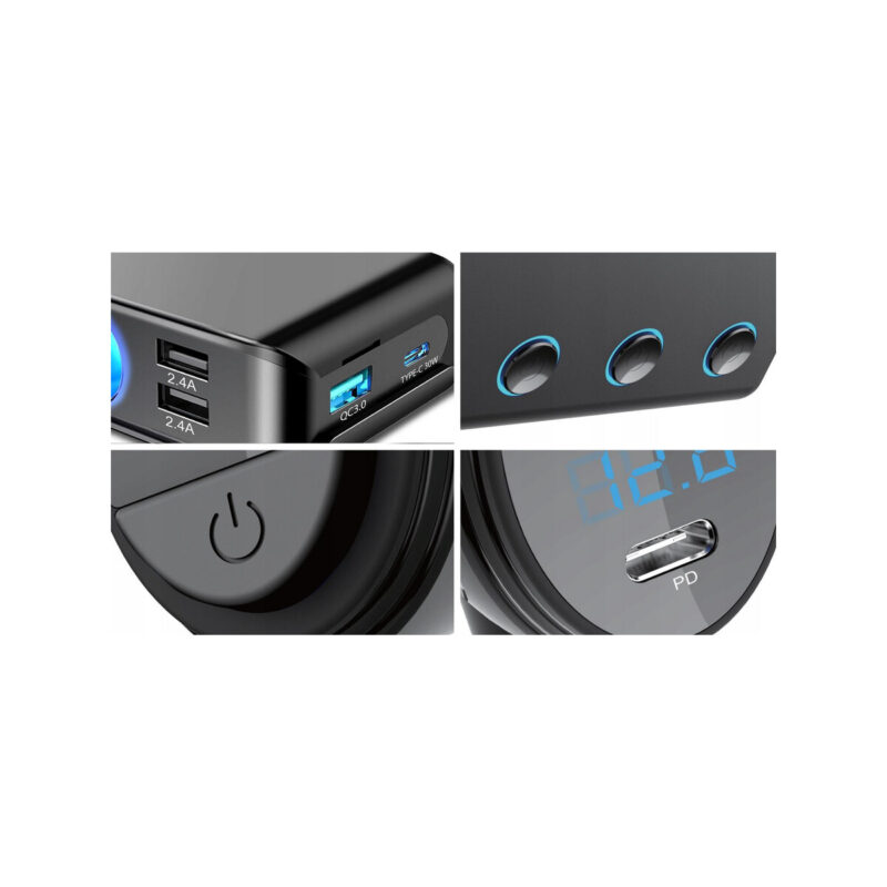 Rozdzielacz gniazda zapalniczki MBG Line HC67C