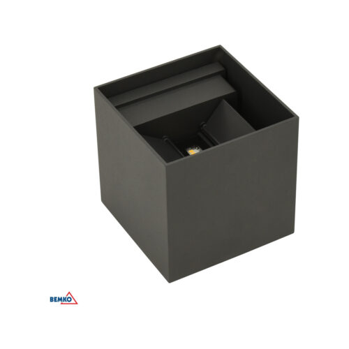 Oprawa elewacyjna VALIT 12W 4000K 1100LM IP65 100X110X130 owalna grafit