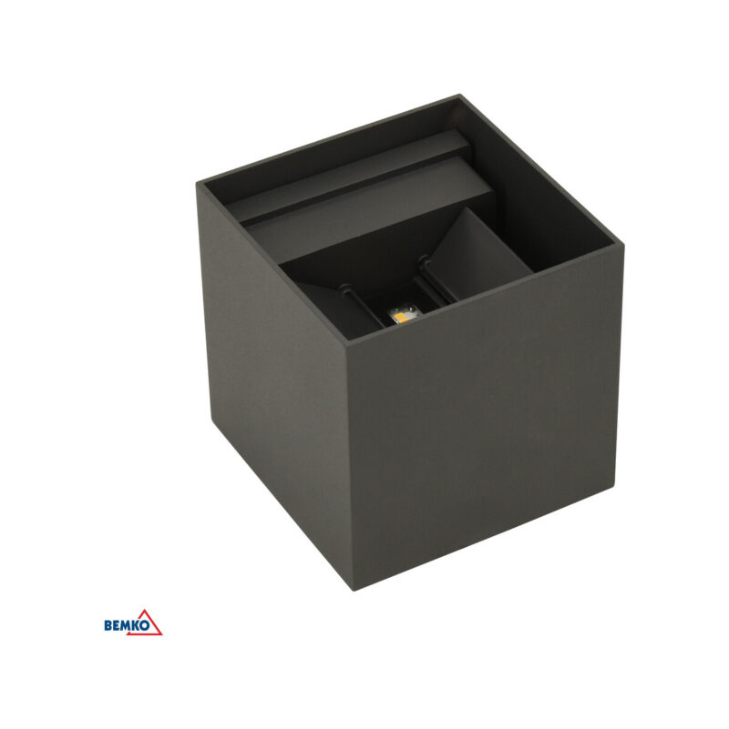 Oprawa elewacyjna VALIT 12W 4000K 1100LM IP65 100X110X130 owalna grafit