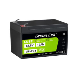 AKUMULATOR LITOWO-ŻELAZOWO-FOSFORANOWY LiFePO4 Green Cell Cube 12.8V 12Ah LFPGC12V12AH