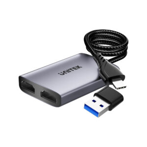 Unitek V1427A01 Adapter USB/C/A na 2x HDMI MST FullHD
