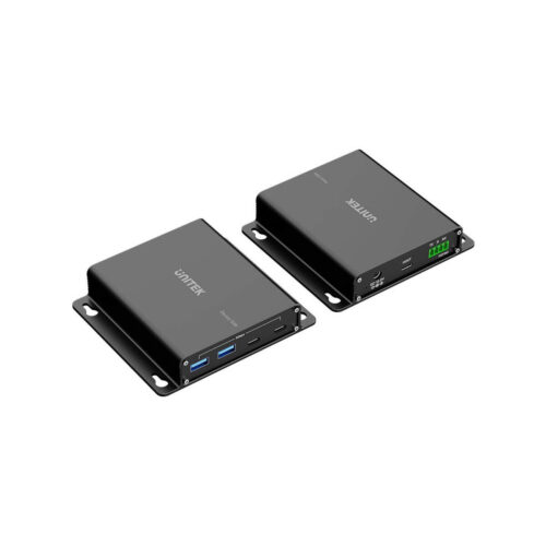 Unitek Przedłużacz USB 5 Gb/s 100 m przez Ethernet z hubem