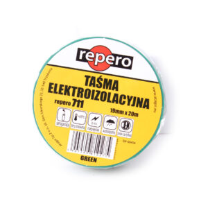TAŚMA IZOLACYJNA REPERO 711E ZIELONA 19MMX20M