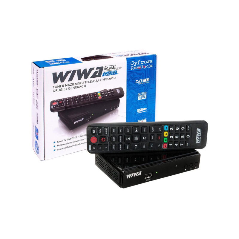Tuner DVB-T/T2 WIWA H.265 LITE