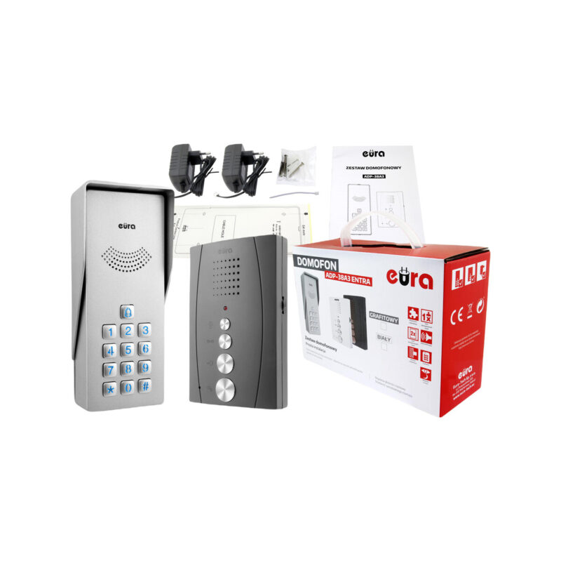 Domofon EURA ADP-38A3 ENTRA grafit