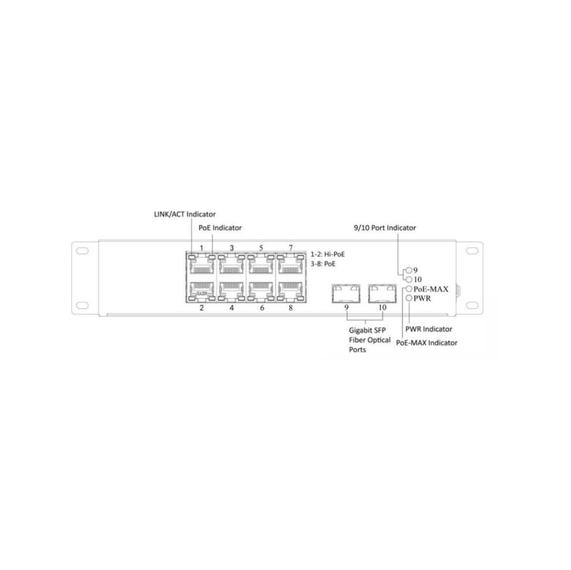 SWITCH HIKVISION DS-3T0510HP-E/HS