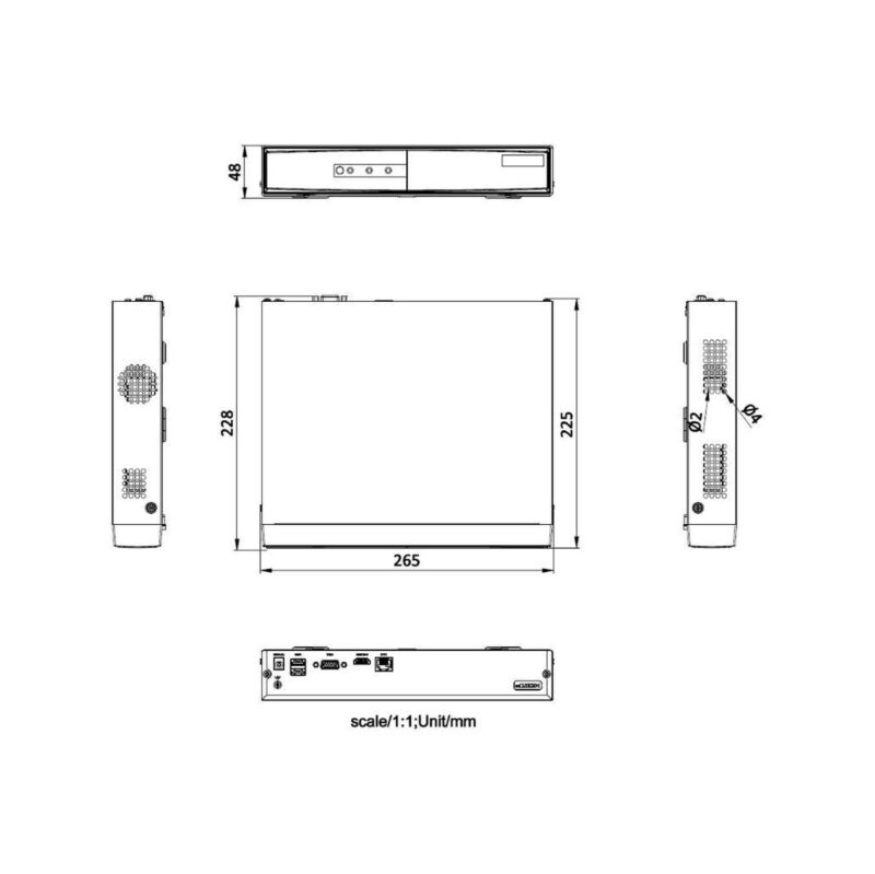 REJESTRATOR IP HIKVISION DS-7104NI-Q1/M D PL