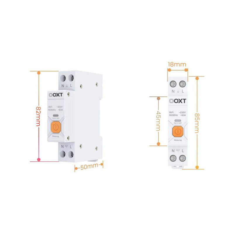 Inteligentny Sterownik OXT | 63A | Licznik | WiFi | Tuya T335