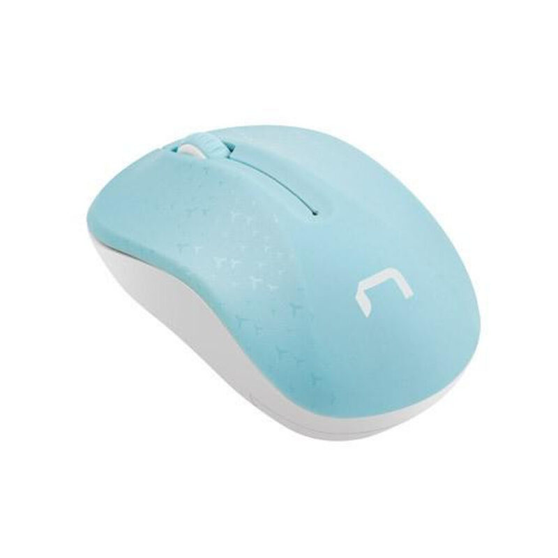 Mysz Natec Toucan 1600DPI niebiesko-biała