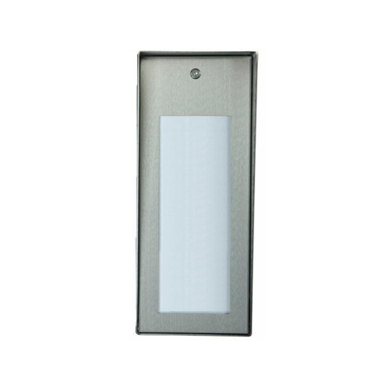 Laskomex NP-2600 Panel informacyjny ze stali nierdzewnej, do domofonu CD-2600 w obudowie natynkowej.