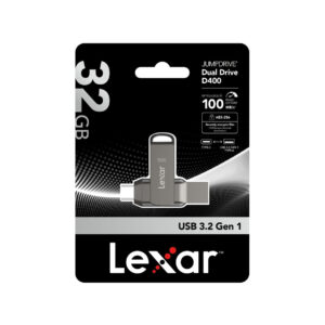 Pendrive Lexar Dual Drive D400 32GB USB-C/A 3.1 100MB/s
