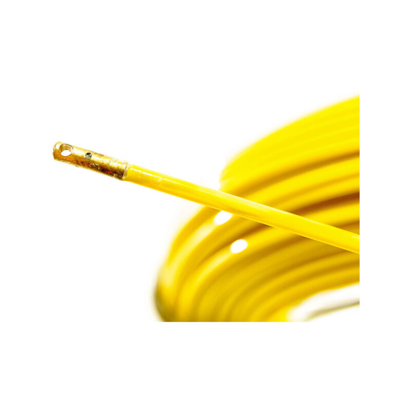 WŁÓKNO SZKLANE DO PRZECIĄGANIA KABLI 8mm / 150m (PILOT / STALKA) PE + STOJAK