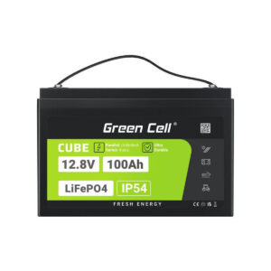 AKUMULATOR LITOWO-ŻELAZOWO-FOSFORANOWY LiFePO4 Green Cell Cube 12.8V 100Ah LFPGC12V100AH