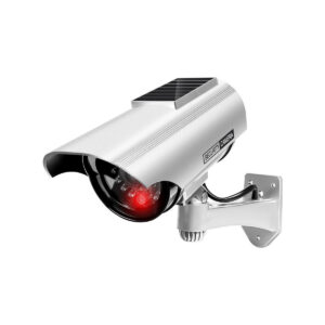 Atrapa kamery tubowej solarna biała AT-1SB-W