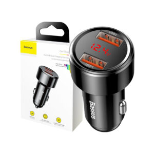 ŁADOWARKA SAMOCHODOWA Baseus Magic CCMLC20A-01 45W 6A 2x USB-A QC 3.0