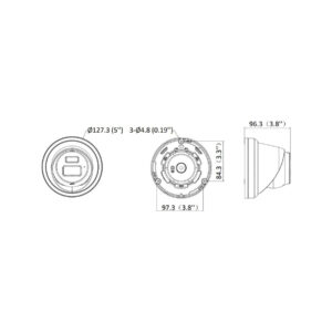 Kamera IP Hikvision DS-2CD2343G2-LI2U/SL 2.8mm BLACK PL