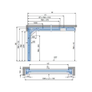 brama_garaowa_renomatichormann_5000x2125mm_z_napdem_i_szyn__przetoczenia_m_woodgrain_784fdd5877de4 Brama garażowa segmentowa Renomatic/Hormann z napędem Supramatic E i szyną FS10-K - przetłoczenia M Planar. Wymiar 5000x2125mm.
