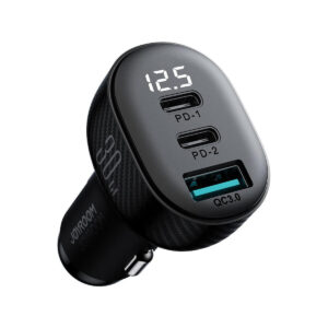 Ładowarka samochodowa Joyroom JR-CCD04 30W 4A 2x USB-C 1x USB-A PD QC 3.0