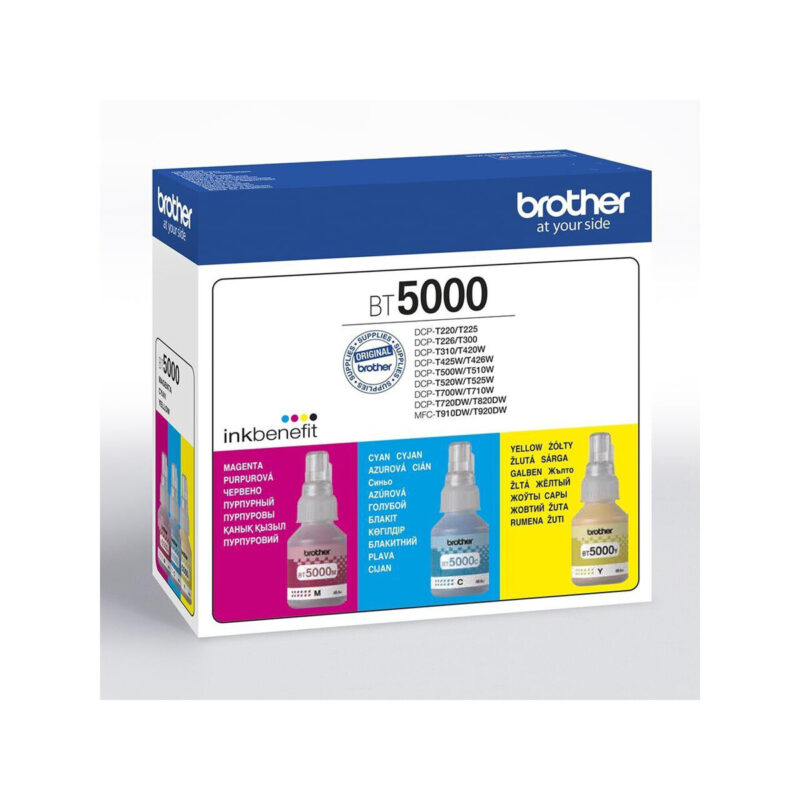 Zestaw tuszy Brother Multipack BT5000CMY 3x5k