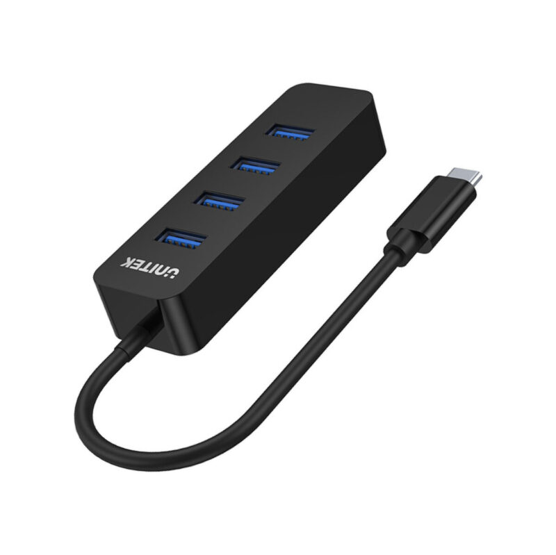 Unitek H1117B Hub USB-C, 4 porty USB 3.1, aktywny, 10 W