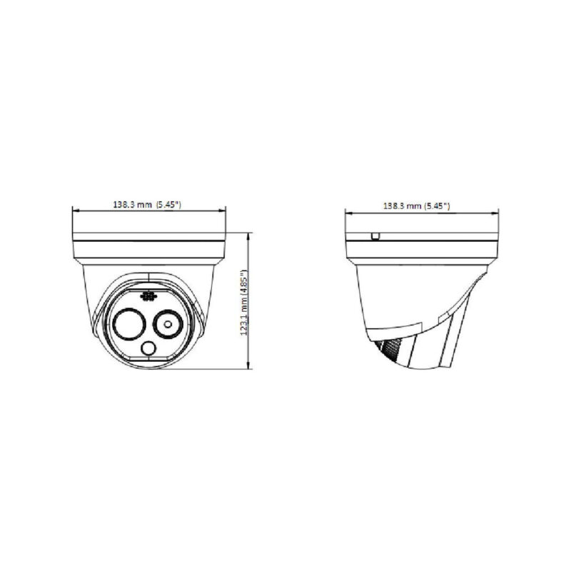 Kamera ip Hikvision DS-2TD1228-2/QA(BLACK)