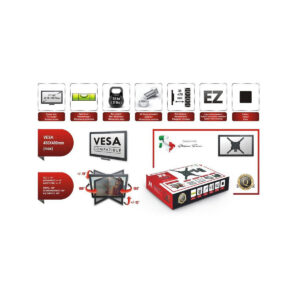 Uchwyt TV FLEXI APOLLO FORTE 17-55 Red Eagle