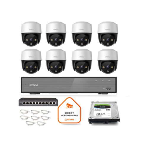 Zestaw monitoringu Imou 8x kamera Cruiser 4MP POE
