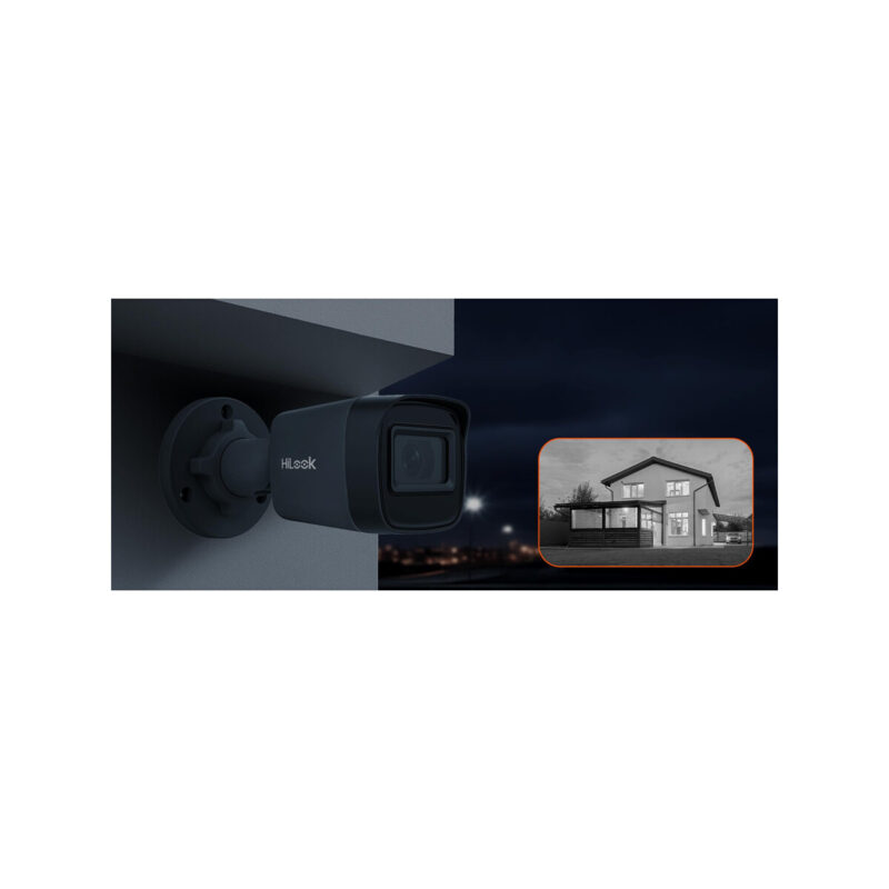 Kamera IP Hilook IPC-B141H-C Black tuba 4MP 2.8mm IR20m PoE
